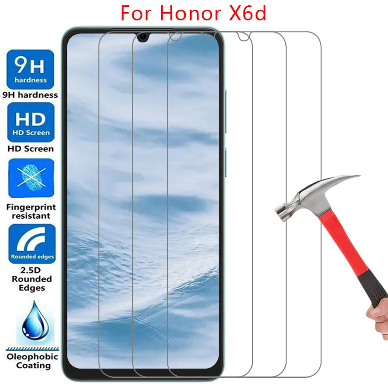 Фото Чехол для телефона Huawei Honor X6D из закаленного стекла, задняя крышка 360° для Honor X6D 5G №1
