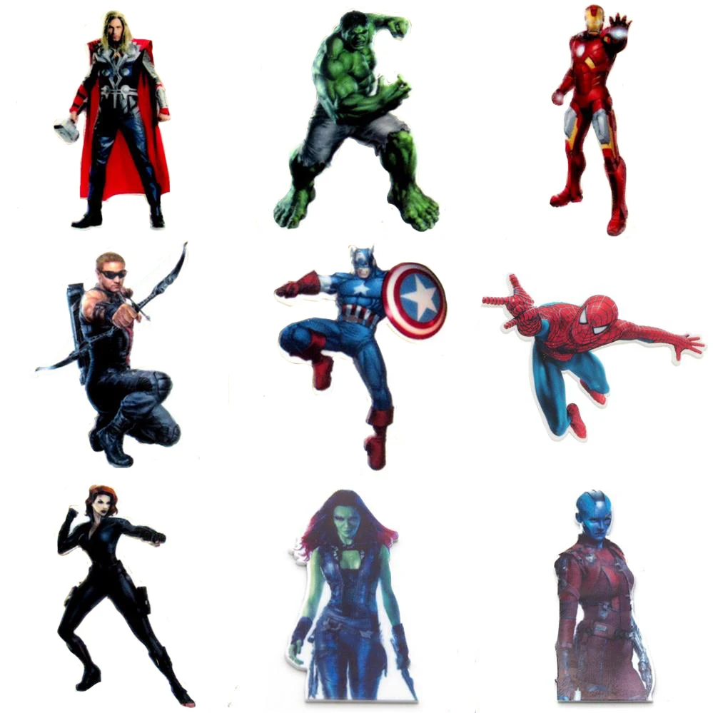 

Disney SUPERHERO 5 шт./лот плоский полимер с плоским основанием принадлежности для рукоделия Кабошон Скрапбукинг «сделай сам» волосы бант сумка мат...