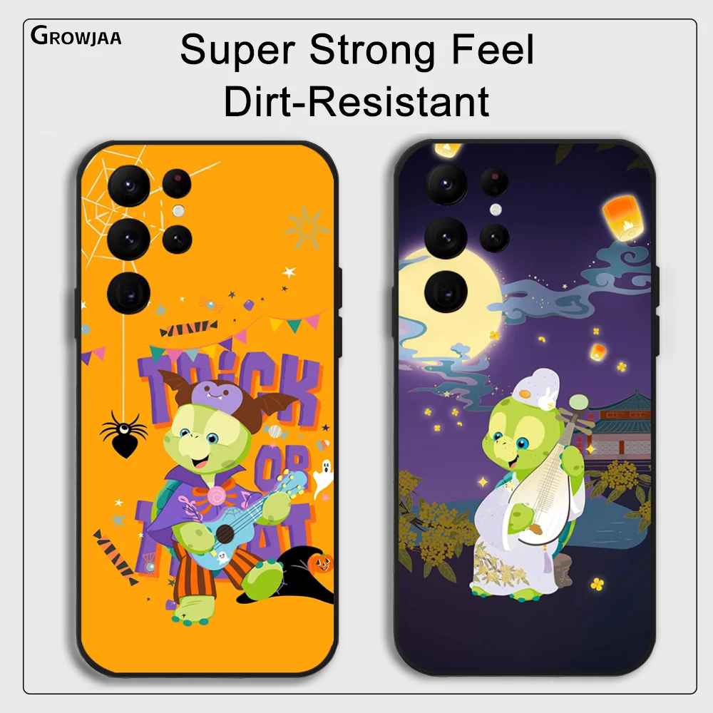 Cute Cartoon Olu Mel Phone Case for Samsung Galaxy S24 Ultra S22 S23 S21 S20 5G Protective Silicone TPU Funda