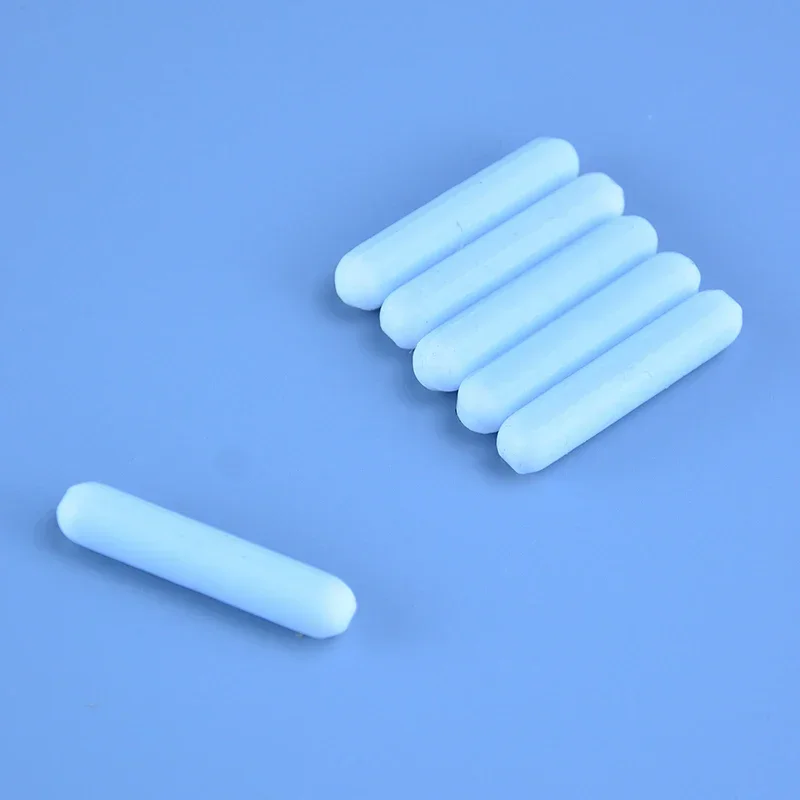 111 шт./лот лабораторная магнитная мешалка из ПТФЭ смесители белого цвета без