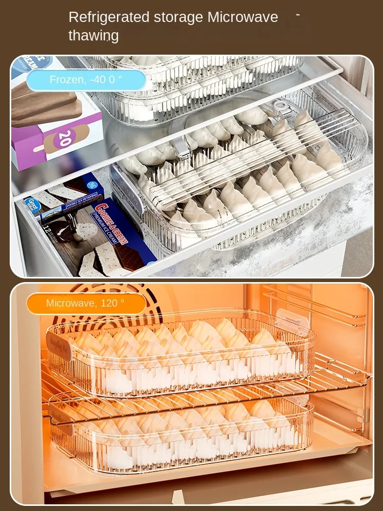 pudełko na pierogi: specjalne zamknięte do przechowywania świeżości klasy spożywczej użytku domowego