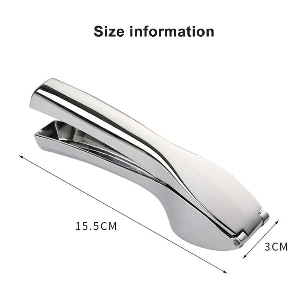 Ручной пресс для чеснока из нержавеющей стали эргономичный антикоррозийный