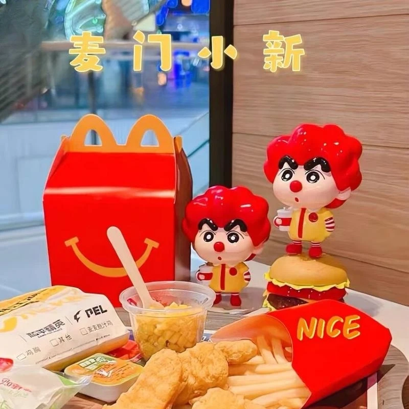 

Anime Figure Crayon Shin-Chan 13cm Figurine Mcdonald Kawaii Cute Pvc Model Doll Collection Ornaments For Kids Birthday Gift Toys