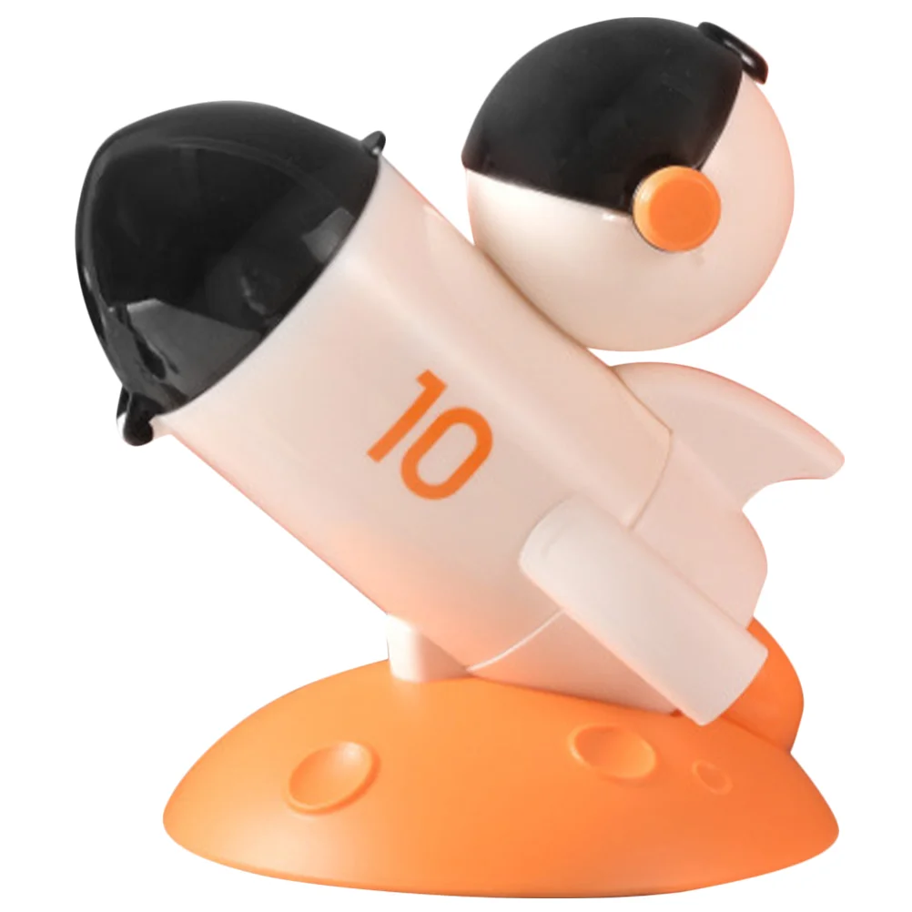 

Cartoon Pen Holder Teacher Desk Decor Organizers Storage Girl Classroom Organization Rocket Cup Plastic Desktop Child