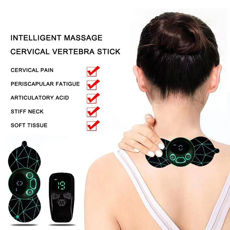 

Portable Mini Electric Neck Massager Cervical Massage Stimulator Pain Relief