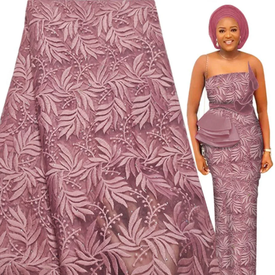 

Skin Friendly 5 Yards Top Class Guipure Lace Very Soft African Cord Fabric Neat Embroidery Nigerian Ghana Dubai Celebration Wear