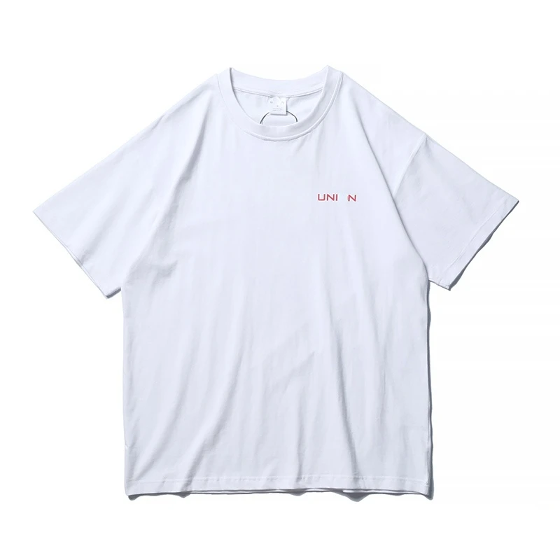 

Летняя мужская модная универсальная Повседневная простая футболка с круглым вырезом и принтом