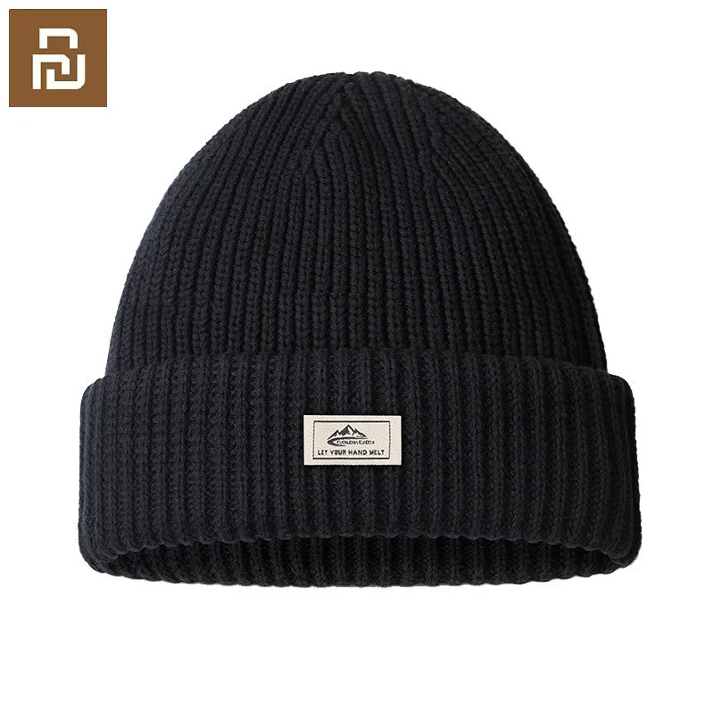 

Youpin Autumn and Winter Hat Warm Woolen Knitting Hat Plush Thickened Cold Hat Pullover Ear Cap Windproof Mask Hat