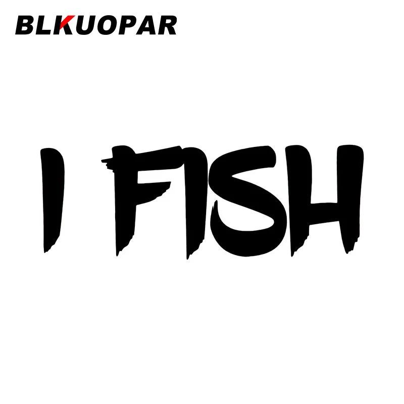 

BLKUOPAR I Fish забавные виниловые наклейки на машину индивидуальная наклейка окклюзия царапины бампер холодильник графика солнцезащитный крем ...