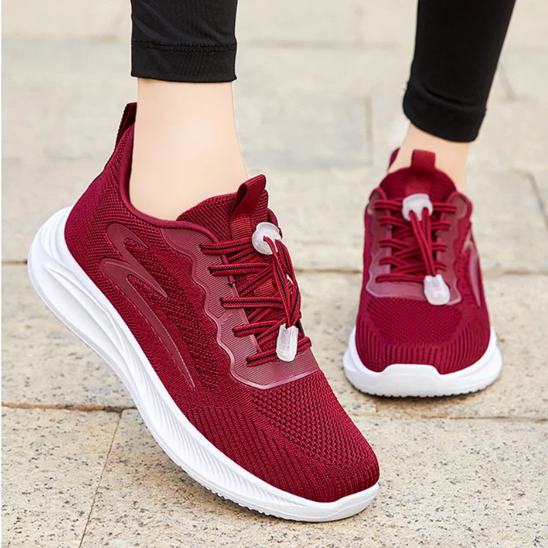 

Кроссовки женские сетчатые, дышащие удобные сникерсы, плоская подошва, повседневная обувь, размеры 36-41, модель 2023