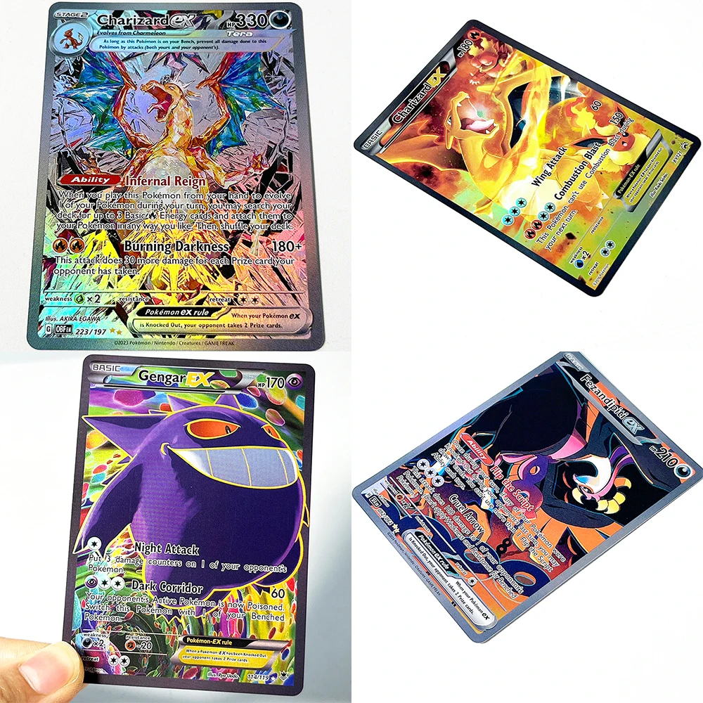 Карты PKM EX Game Proxy: Голографические карты PTCG AltariaUmbreonGengarFezandipitiDialgaCharizardCelebiBloodmoon UrsalunaEX (art.: 3920dab2de03e) - 3920dab2de03e