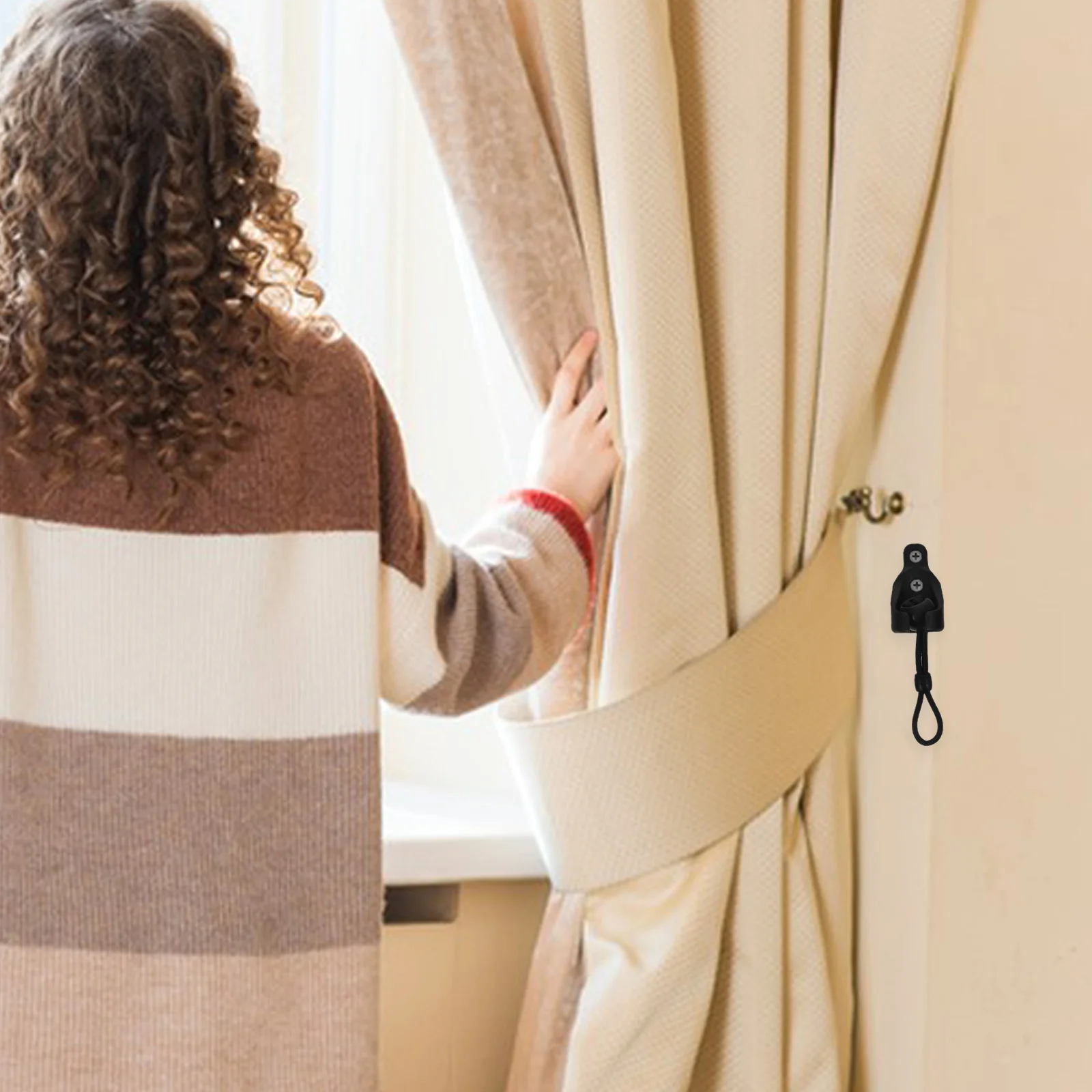 2 комплекта ветрозащитных зажимов для роликовых жалюзи монтажные кронштейны