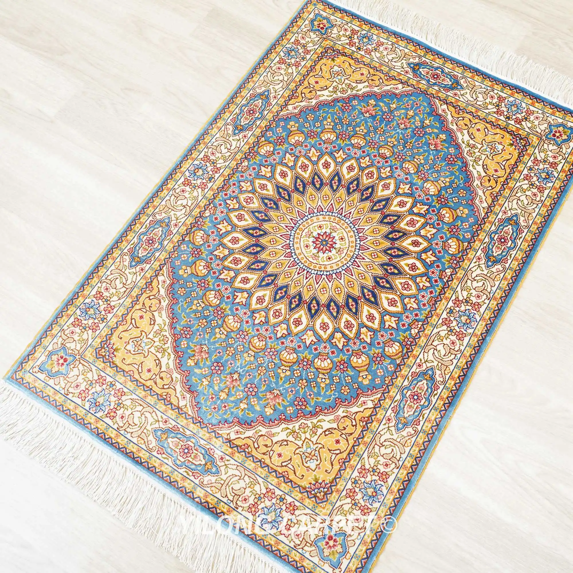 61x91 см персидский ковер галерея новый дизайн ручной вязки шелк (ZQG359A) | Дом и сад