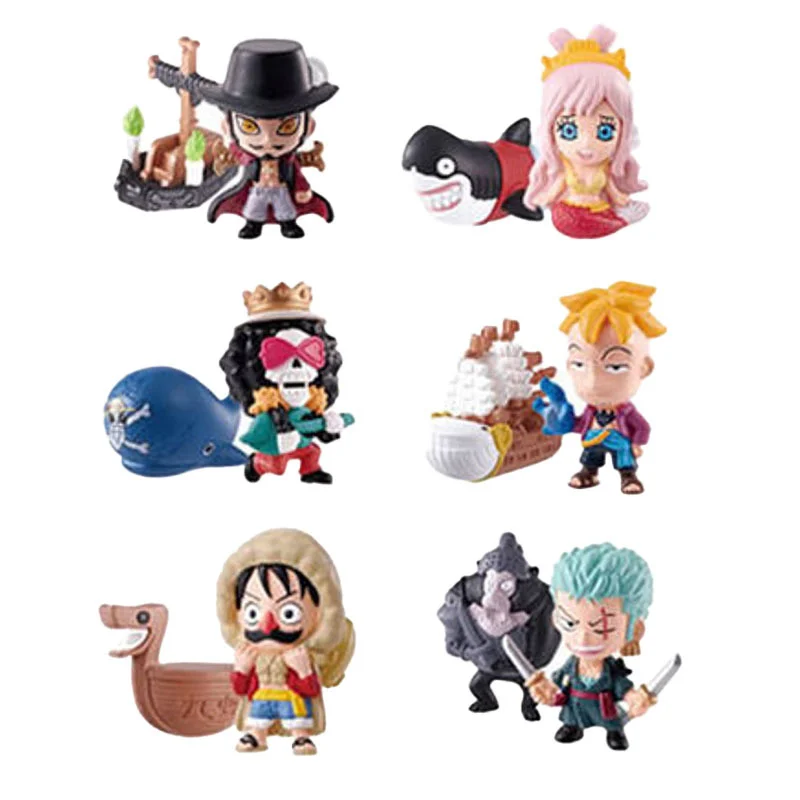 

One Piece Cute Doll Pendant Key Buckle Monkey.D.Luffy Roronoa Zoro Dracule Mihawk Shirahoshi BROOK Marco Anime Figures Kid Gift