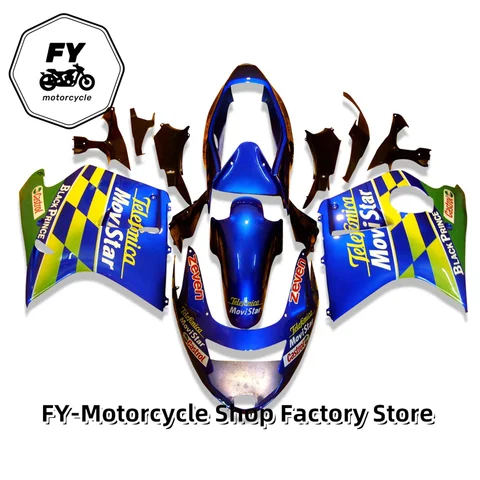 Для Honda CBR1100XX CBR 1100XX 1100 Super Blackbird 1997 1998 1999 2000 2001-2006 2007 Комплект обтекателя из пластика обтекателя ABS Injection