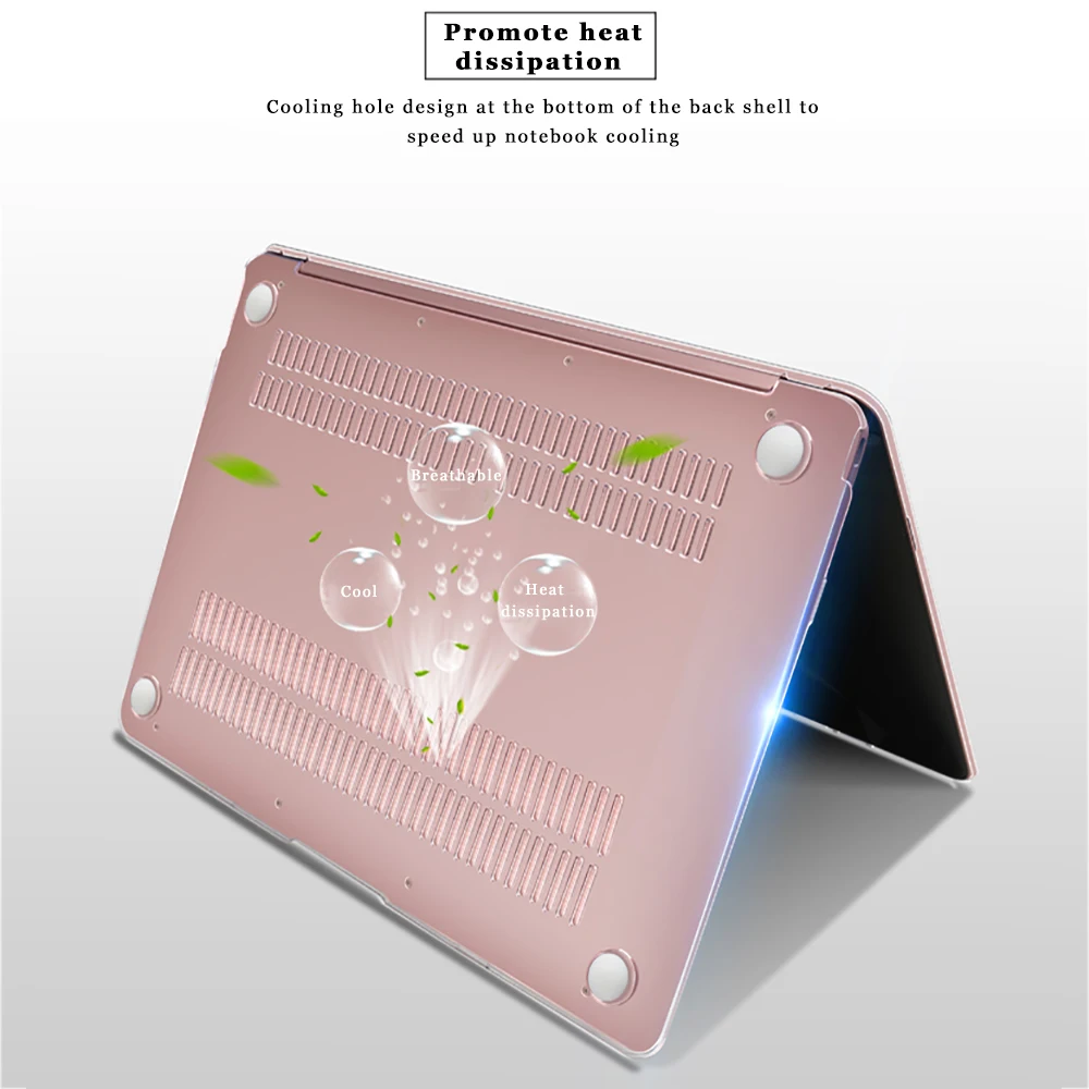 Фото Чехол для ноутбука Macbook Air 13, 2020 M1, чехол для Macbook Pro 13, сенсорная панель для Macbook Pro 15, чехол 16 pro 14 12, силиконовый чехол №1