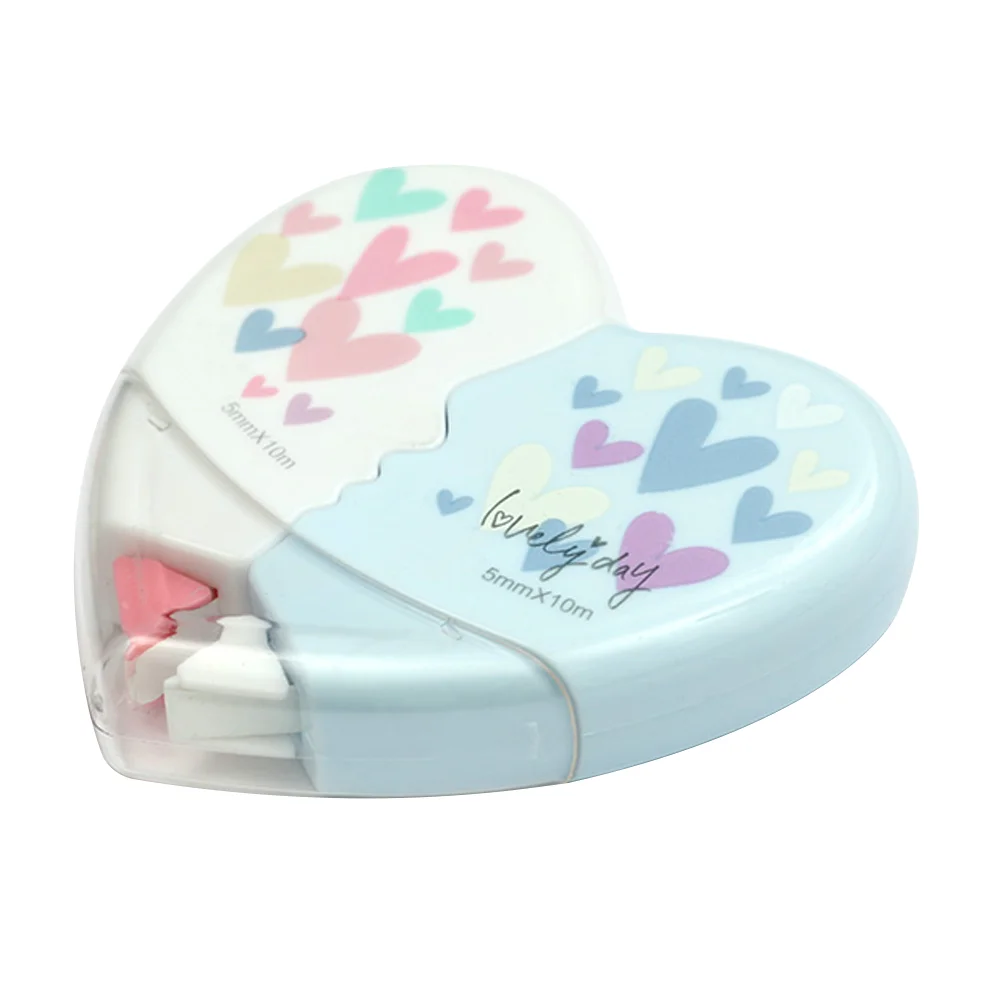 

1 Pc Correction Tape Prime Heart Shape Durable Sturdy Roller Tape for Home School Students Office