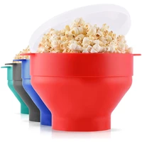 bpa free silicone popcorn containerfood grade diy silicone microwave popcorn maker bucket as seen on collapsible bowl