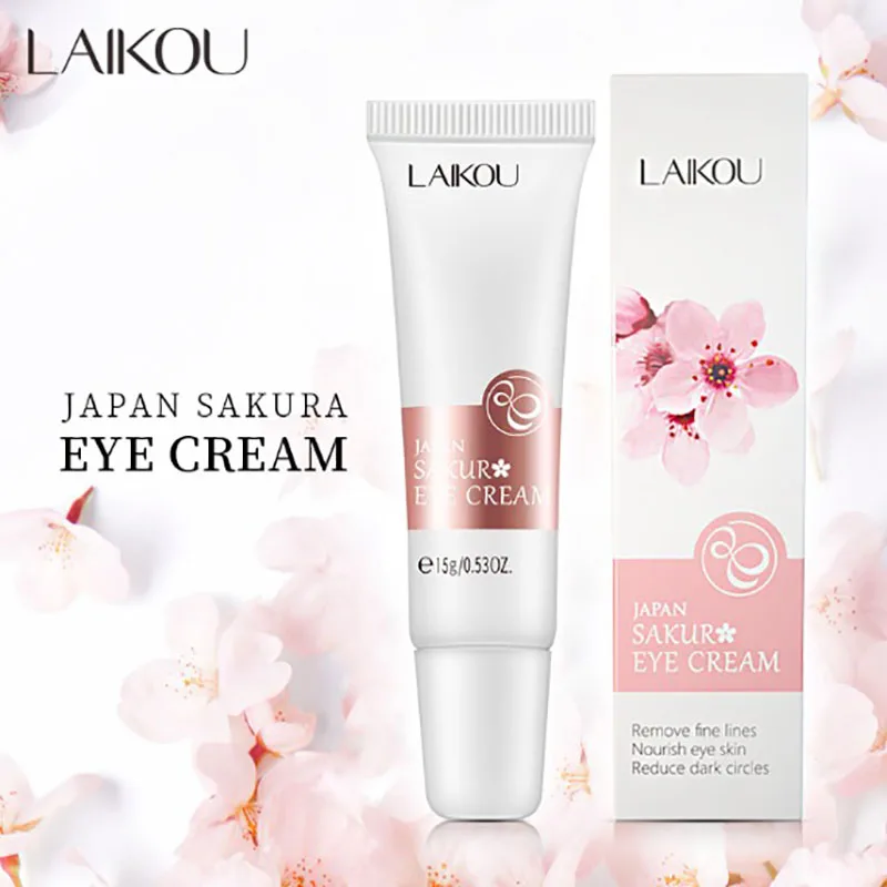 

Sakura Eye Cream Essence Wrinkle Remover Crema Antimanchas Facial Krem Pod Oczy Anti Arrugas Ageless Dark Circles Antiarrugas