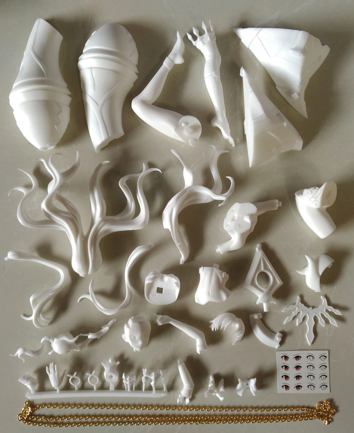 Фото 1/7 аниме Archer Ishtar Joan of Arc Sword Art Online Kit kawaii Resin GK DIY White Assembly GK Модель Статуя Игрушки Коллекция кукол №3