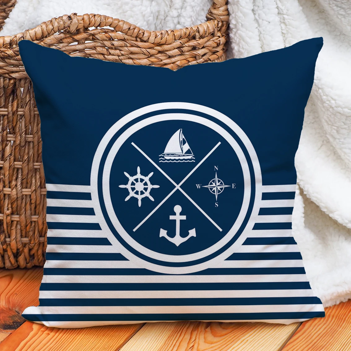 

Пользовательский чехол для подушки с именем лодки