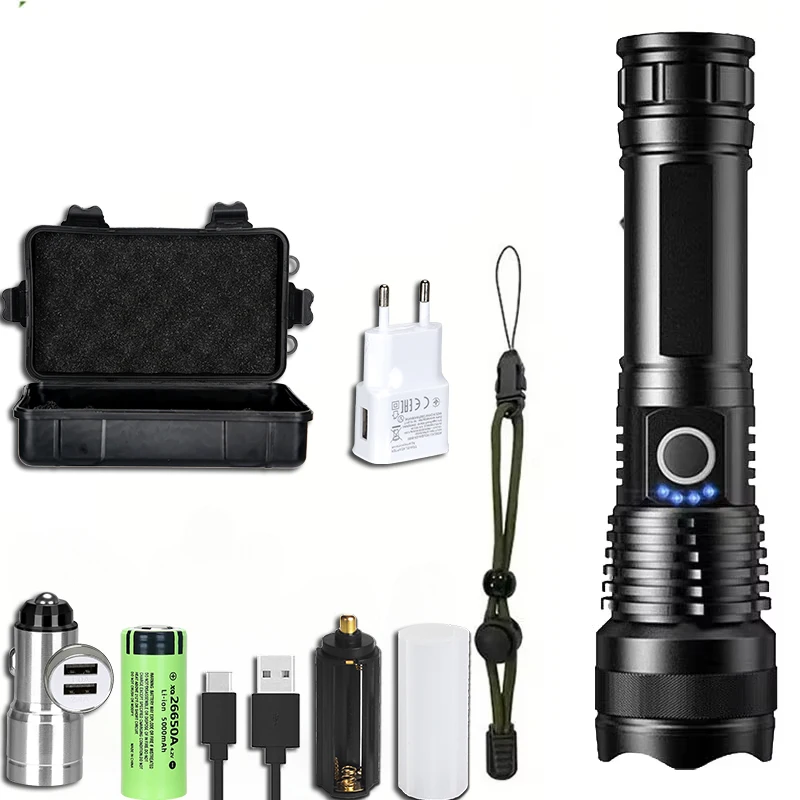 

KDULIT Тактический фонарь 26650