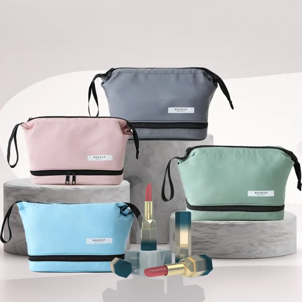 

Useful Cosmetic Bag Wear-resistant Smooth Zip INS Outdoor Women Makeup Case Makeup Bag Female Makeup Bag