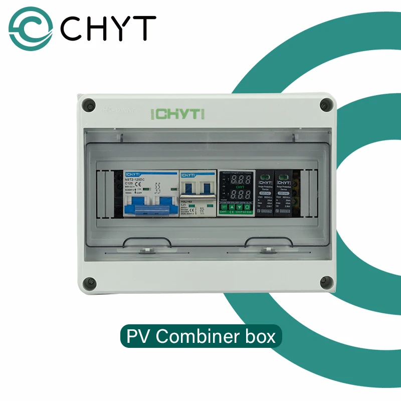 

CHYT 600 в 1 вход 1 выход 1 шнур HT 12 каналов солнечный PV массив 2P DC MCB SPD Солнечный фотогальванический протектор напряжения переменного тока комбайнер коробка