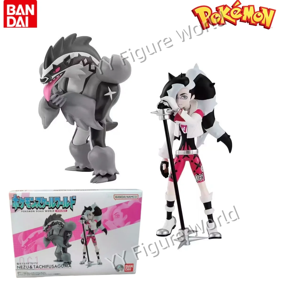 Фото Оригинальные фигурки Bandai Shokugan POKEMON Scale World, регион Галар, Пирс Обстагун, аниме-игрушки, коллекционные модели, украшения. №1