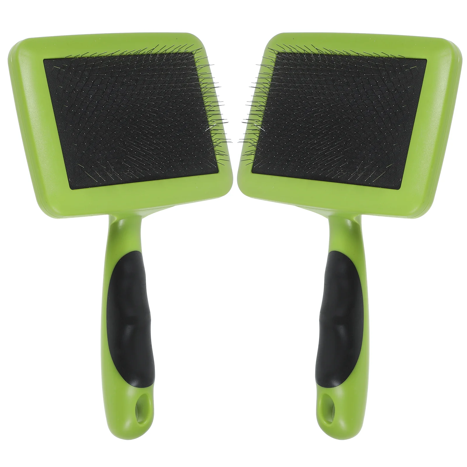 

2 Pcs Hand Tools Portable Felting Brush Plastic Carder Needle Carders Wool DIY Sewing Brush