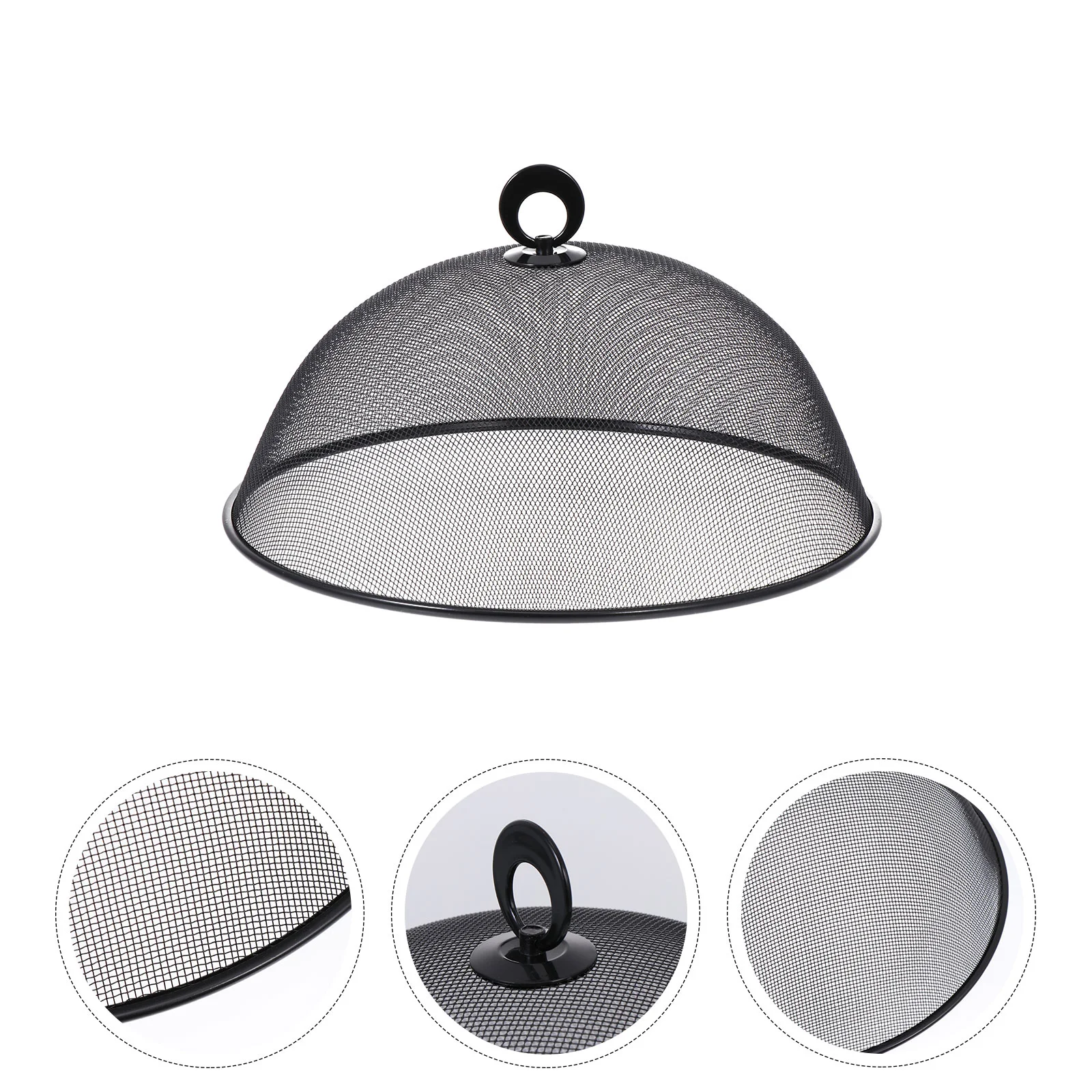 

1pc Iron Craft Dish Storage Cover Simple Practical Insect Proof Cover Dish Storage Holder