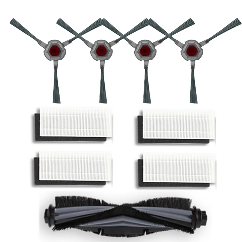 

For Ecovacs Deebot N9 + Intelligent Sweeping Robot Replaceable Side Brush HEPA Filter Screen Main Brush Spare Parts