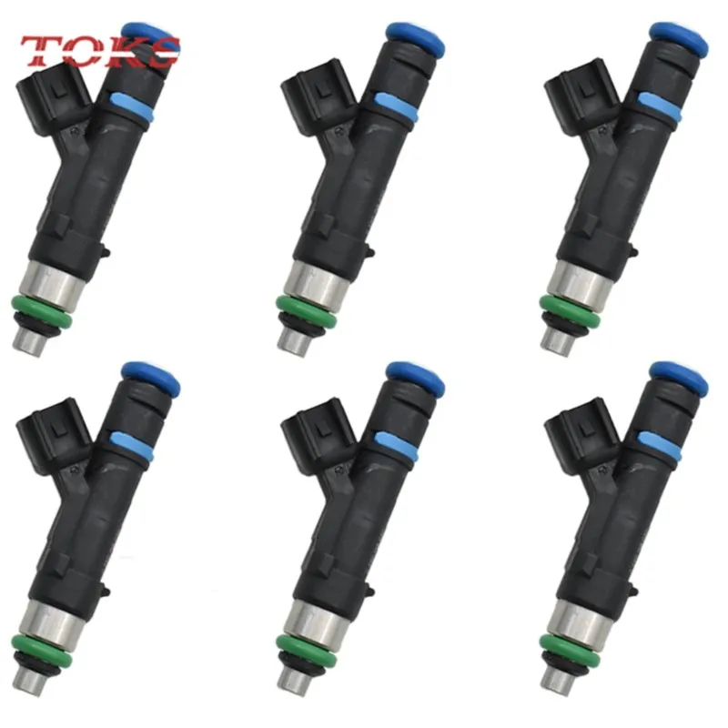 

6Pcs Fuel Injectors Fits Jeep Liberty Dodge Dakota Mitsubishi 3.7L 0280158020