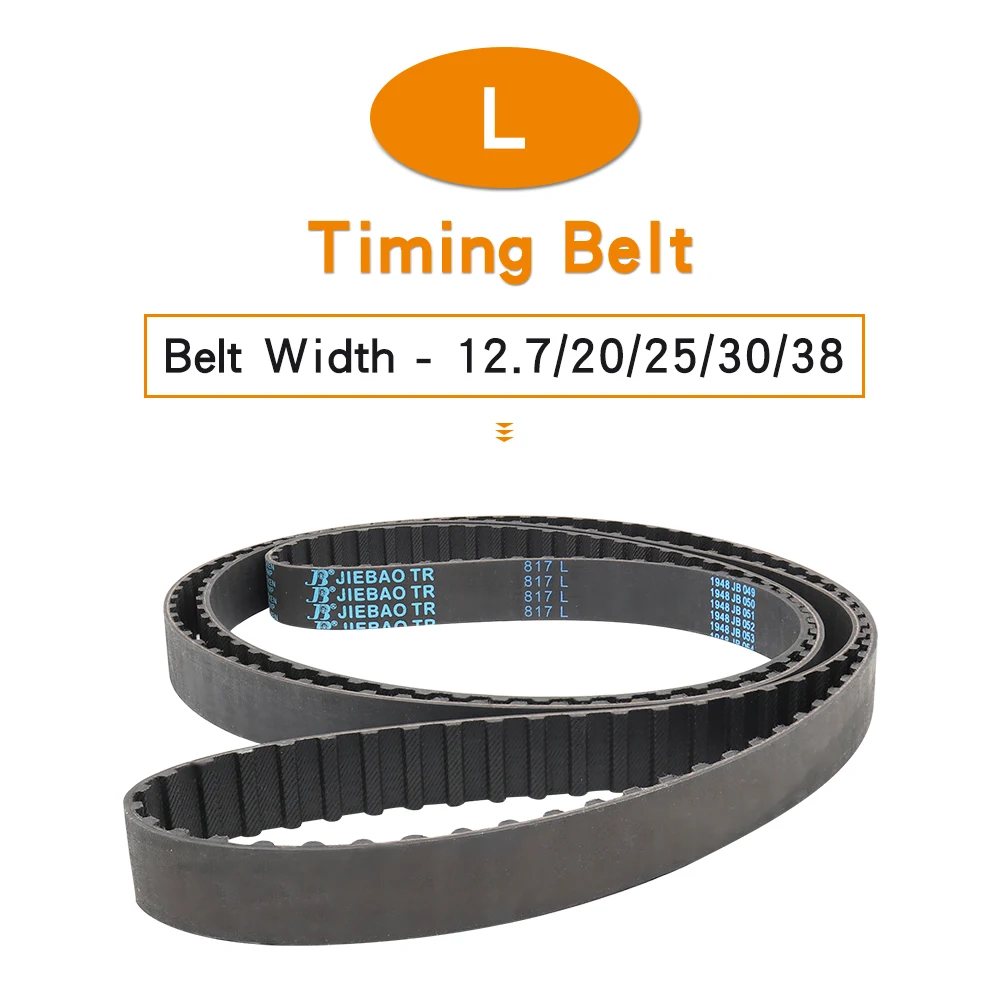 Ремень с зубцами L 770L/780L/788L/791L/817L/863L/874L/881L/890L/900L, зубчатый ремень 9,525 мм, ширина 12,7/20/25/30/38 мм