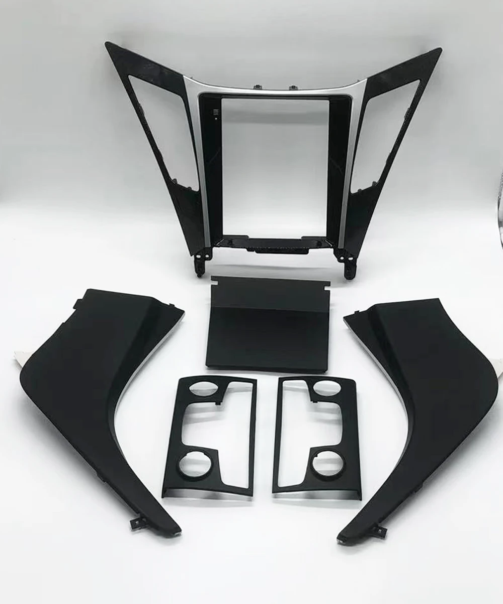 

9,7 дюймов для HYUNDAI Sonata 8 2011-2015 2D в автомобиль DVD рамка аудио фитинг адаптер приборной панели комплекты Facia панель радио плеер