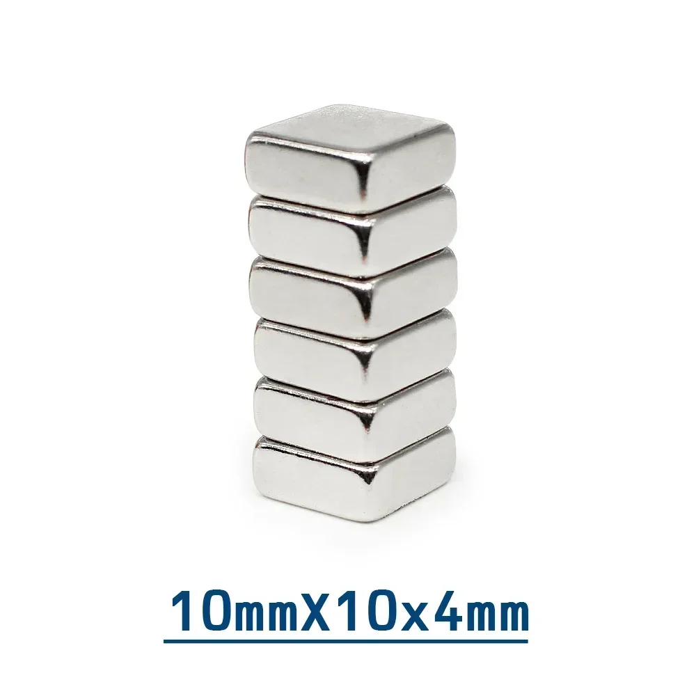5/10/20/50/100 шт. 10x10x4 квадратные мощные магнитные магниты мм Блок редкоземельный
