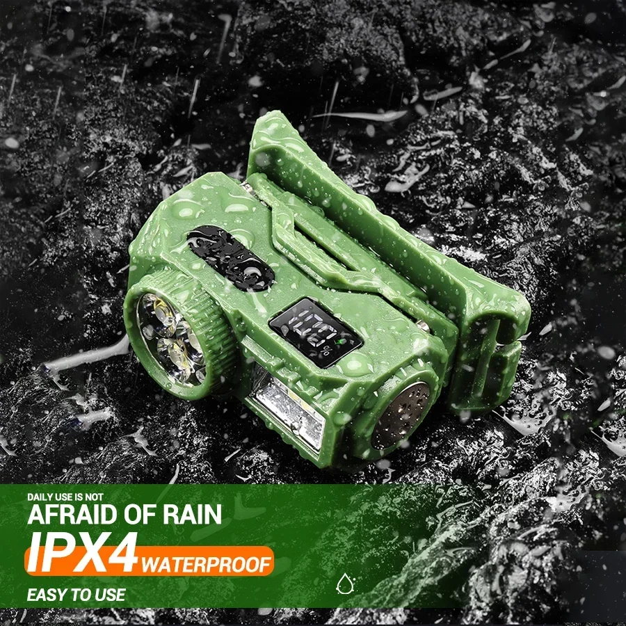 Миниатюрный индукционный налобный фонарь со встроенной батареей и магнитом