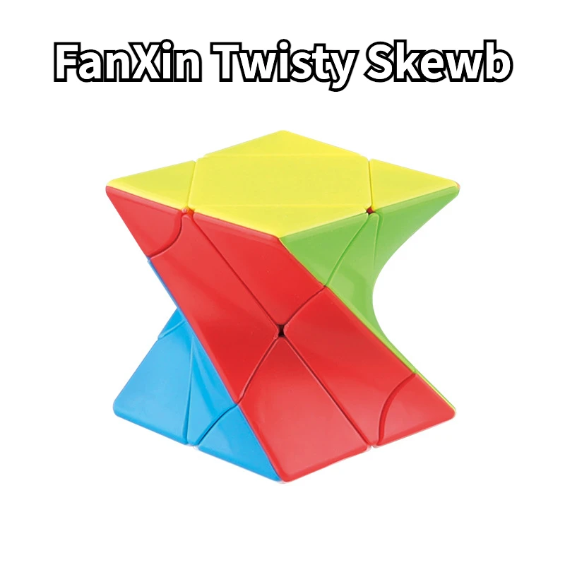 [Funcube] FanXin Twisty Skewb магический куб FanXin Skewb Twisty Torsional Professional speedголоволомка витая головоломка для мозга образовательная
