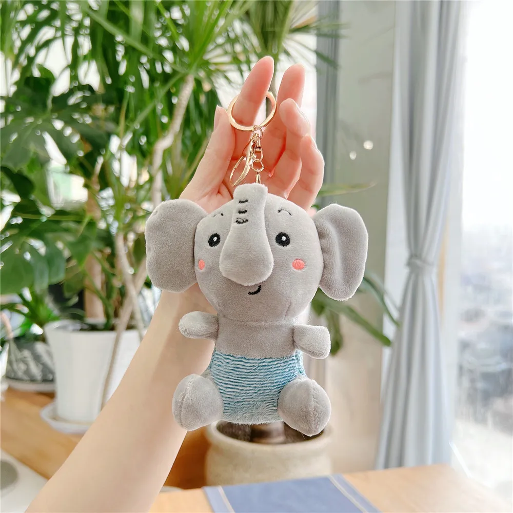 1 шт. плюшевый брелок для ключей