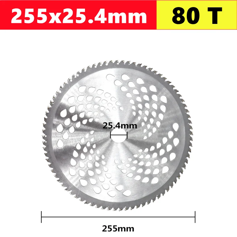 

Диафрагма лезвия для газонокосилки, 255 мм (10 дюймов), 25,4 мм, 40/60/80 зубьев