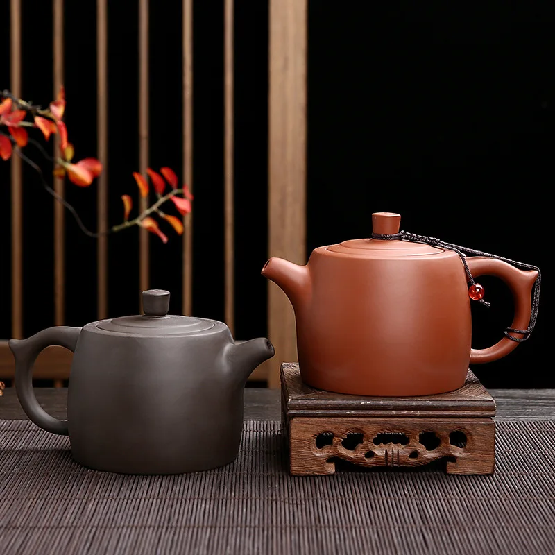 

Китайский традиционный чайник из фиолетового песка, домашний многофункциональный чайник с фильтром, посуда для чая ручной работы, аксессуа...
