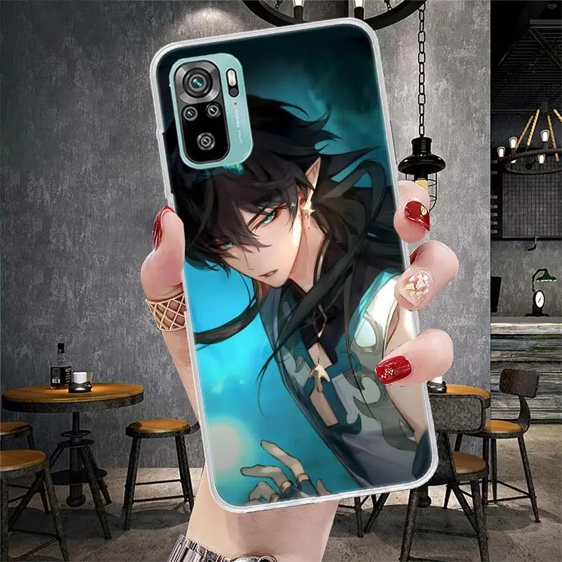 Мягкий чехол для телефона Honkai Star Rail Dan Heng Xiaomi Redmi Note 12 12S 13 11 11S 10 10S 11T 11E Pro Plus 9 9S 8 8T 7