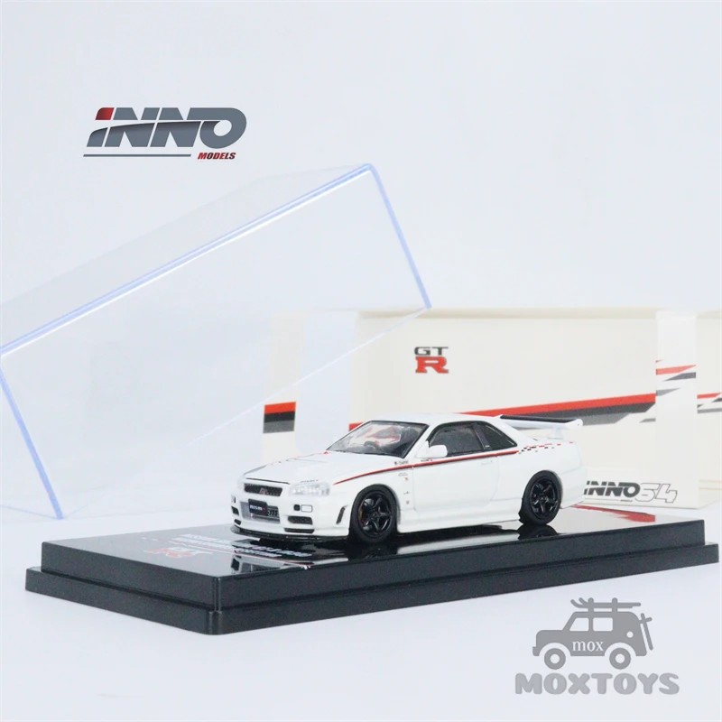 

INNO 1:64 NISSAN SKYLINE GT-R (R34) NISMO SPORTS RESETTING Diecast Model Car