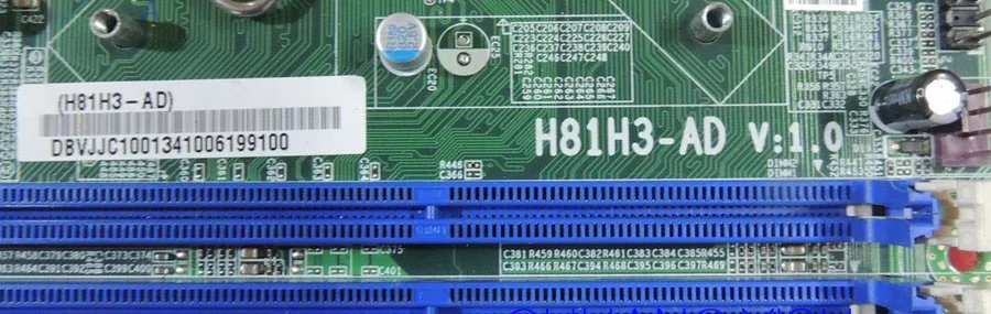 Бесплатная доставка для оригинальной материнской платы X2630G N4630 H81H3-AD V1.0 H81 Разъем