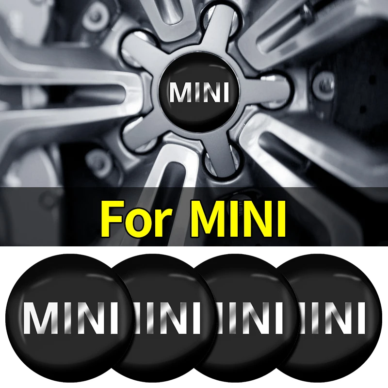 Переводные наклейки на колесные диски, ступицы, Центральная Обложка, наклейки, аксессуары для MINI Cooper One JCW Clubman Countryman R55 R56 F55 F56 R57 R58 59