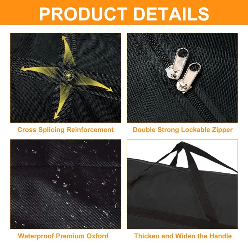 110L Extra Large Moving Bag Travel Luggage Bag Foldable Waterproof Storage Bag Double Zipper and Strong Handle Moving Available