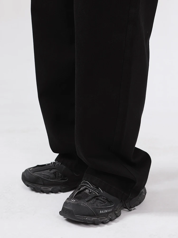 Men's Fashion Wide Leg Jeans Y2K Straight Pants Loose Personality Streetwear Ins Hot Sale Mens Y2k Pant Baggy Jeans Pants Y2k