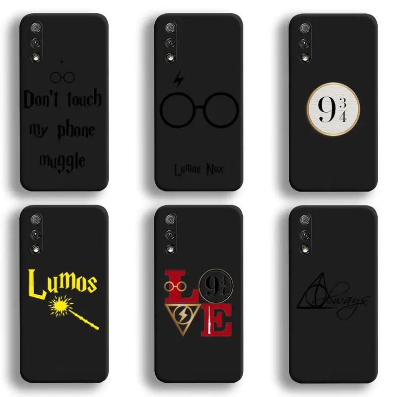 

Potter Movie-Design Harries Weasley Twins Draco Malfoy Phone Case For Huawei Honor 30 20 10 9 8 8x 8c v30 Lite view 7A pro