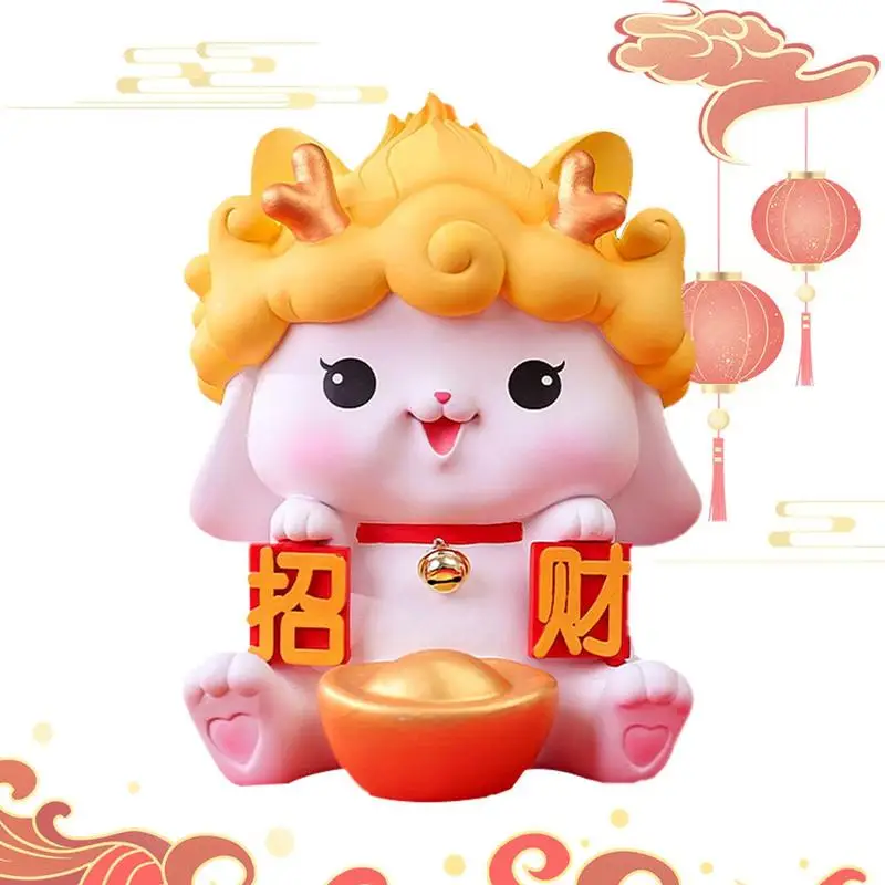 

Chinese Rabbit Piggy Bank Bunny Rabbit Piggy Bank Chinese Zodiac Coin Bank Tabletop Rabbit Figurine Coin Bank For Home Office