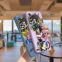 anime goku dragon ball for samsung galaxy s21 s22 pro s20 fe s10 note 20 10 plus lite ultra liquid silicone rope phone case